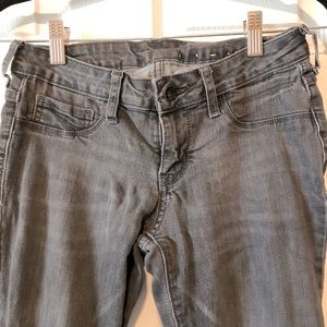 Gray skinny jeans